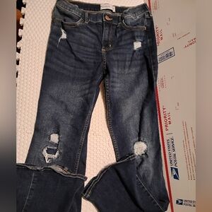 Abercrombie Kids Classic Blue Ripped Jeans
